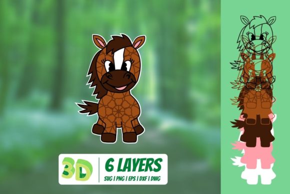 3D Horse SVG: A Versatile Asset for Digital Crafters and Designers