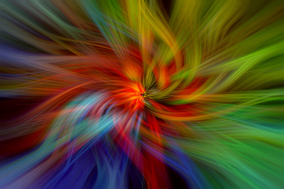 Beautiful Abstract Intertwined 3d Fibers