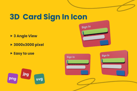 Elevating User Experience with 3D Card Sign-In Icons: A Comprehensive Design Guide