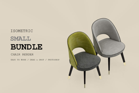 Isometric Chair 3D Render Pack 297: A Practical Evaluation for Designers and Creators