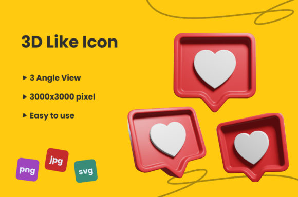 The 3D Like Icon: Elevating Digital Engagement with Depth and Dimension