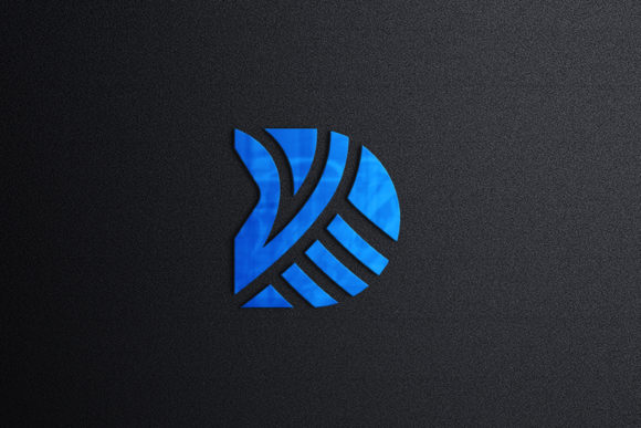 The Strategic Advantage of the Blue 3D Sign Logo Mockup on Black Wall for Modern Branding