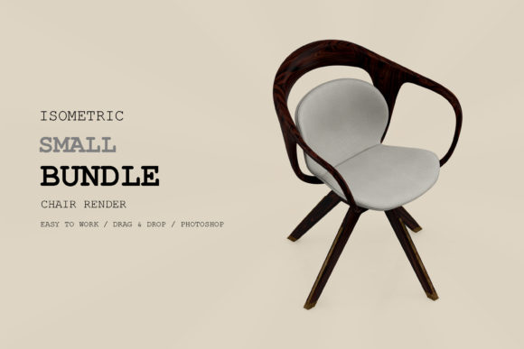 Unlocking Visual Potential with the Isometric Chair 3D Render Pack 292